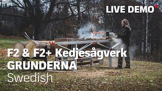 LOGOSOL  Live Demo  F2 amp F2 Kedjesågverk Grunderna [upl. by Aniretake]