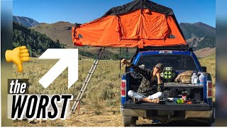 The WORST part about roof top tents WATCH BEFORE YOU BUY [upl. by Anaeco]