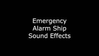 Emergency Alarm Ship Sound Effect [upl. by Sukramed]