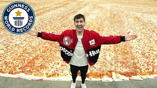 Largest Pizza  Guinness World Records [upl. by Sherline629]