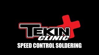 Tekin Clinic ESC Soldering [upl. by Hogarth]