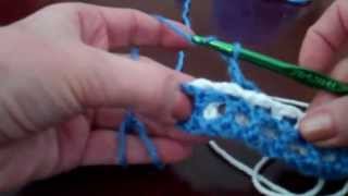 Interlocking Crochet™  3 dcib or Back Stitch [upl. by Kremer]