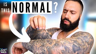 How to TREAT A PEELING TATTOO  Tips Tricks amp Healing Experience [upl. by Etnud]