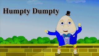 Humpty Dumpty I Kids Rhymes with Lyrics 151120 [upl. by Madoc]