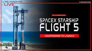 REPLAY  Part 1  SpaceX Starship Flight 5 Countdown [upl. by Tiebold]