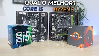 CORE I5 OU RYZEN 5 QUAL O MELHOR PRA JOGOS BATALHA CPU CUSTO BENEFÍCIO [upl. by Akcinat]