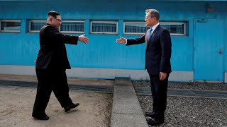 Key moments from historic Korean summit [upl. by Kelby190]