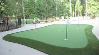 Dave Pelz GreenMaker putting green system [upl. by Relyuc]