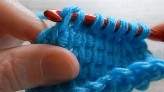 How to Increase amp Decrease in Tunisian Crochet [upl. by Caldera]