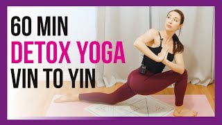 1 hour Vinyasa Flow amp Yin Yoga  FULL BODY Intermediate Yoga [upl. by Ianej]