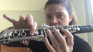 “The Imperial March” Tutorial for Clarinet [upl. by Odnamla892]