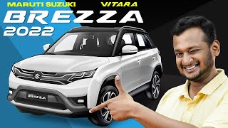 2022 Maruti Suzuki Vitara Brezza  New Features New Options New Platform [upl. by Afinom]