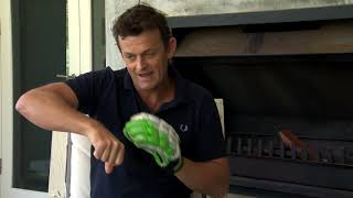 Quick Singles  Adam Gilchrist and the squash ball in the glove [upl. by Eecyak728]