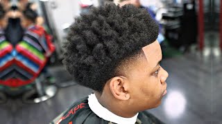 FULL LENGTH FRESHEST HIGH TAPER  HAIRCUT TUTORIAL SPONGE CURL [upl. by Hervey864]