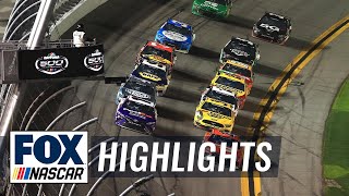 2021 Daytona 500  NASCAR ON FOX HIGHLIGHTS [upl. by Aenert652]