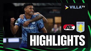 MATCH HIGHLIGHTS  AZ Alkmaar 14 Aston Villa [upl. by Monarski]