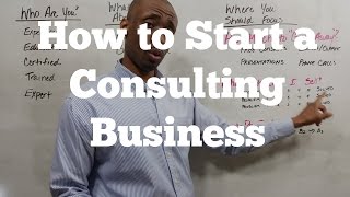 How to Start A Consulting Business [upl. by Eittik]