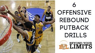 6 Offensive Rebound Putback Drills  Putback Layup [upl. by Eirovi810]