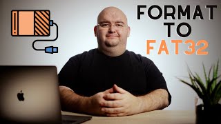 How To FORMAT EXTERNAL DRIVE TO FAT32 [upl. by Luann678]