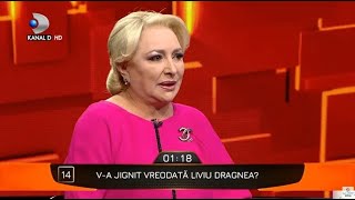 40 de intrebari cu Denise Rifai  Viorica Dancila adevaruri nespuse despre relatia cu Liviu Dragnea [upl. by Stock841]