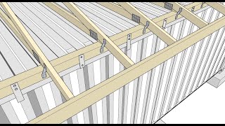 Building a Roof Over Shipping Containers  Part 3 of 3  Details [upl. by Durstin]