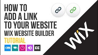 How to Add Links to Your Site  WIX website builder [upl. by Bilbe]