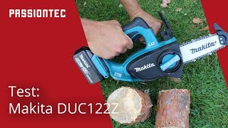 Makita AkkuKettensäge DUC122Z [upl. by Simsar]