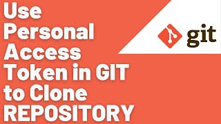 Create a Personal Access Token in Git  Use A Personal Access Token in GIT to Clone a REPOSITORY [upl. by Kresic808]