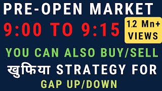 What is Pre Opening Session in Stock Market  How to trade in Pre Open Market [upl. by Nyla]