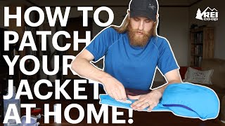 How to Patch Your Jacket at Home [upl. by Ahsieyk715]