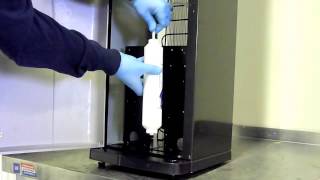 How to replace a filter to a water dispenser or drinking fountain [upl. by Ashil]