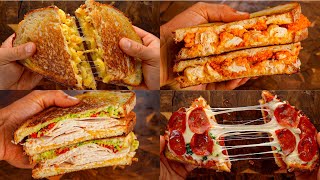 500 Calorie Panini Recipes  4 Easy High Protein Sandwiches [upl. by Diskin980]