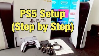 PS5 How to Setup step by step for beginners [upl. by Lavro]