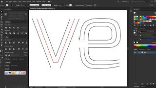 Create Monoline Single Stroke Text in Illustrator [upl. by Melbourne]