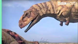 Ferocious Dinosaur Moments  Top 5  BBC Earth [upl. by Annirtak]