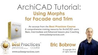 ArchiCAD Tutorial  Using Morphs for Facade and Trim [upl. by Vizzone461]