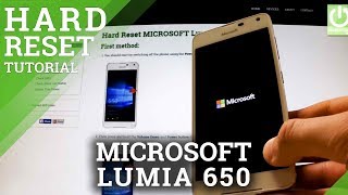 How to Restore Your MICROSOFT Lumia 650 to Factory Settings  Windows Phone [upl. by Nitfa]