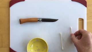 Maintaining an Opinel Carbon Steel Knife [upl. by Garbers]