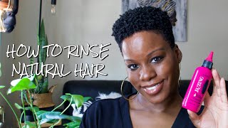 How To Do A Color Rinse On Natural Hair [upl. by Nork]