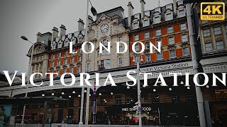 London Victoria Station Walk Through England 4K [upl. by Retha693]