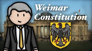 191933 The Weimar Constitution  GCSE History Revision  Weimar amp Nazi Germany [upl. by Eixirt]