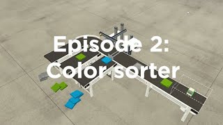 Factory IO 2  How to make a color sorter [upl. by Mullac]