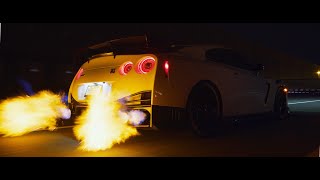 Flame Spitting Nissan R35 GTR NISMO 4K [upl. by Kedezihclem]