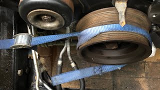 Easy Crankshaft Pulley Lock TorqueRemoval [upl. by Herculie]