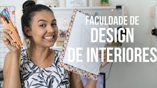 TUDO sobre a faculdade de DESIGN DE INTERIORES  parte 1 [upl. by Hacker11]