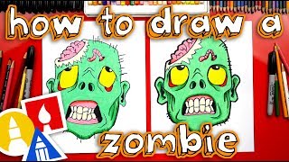 How To Draw Zombie  The Walking Dead [upl. by Constantin]