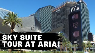 Las Vegas Aria Sky Suites Room Tour [upl. by Trah]