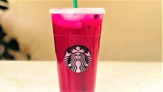 STARBUCKS MANGO DRAGON FRUIT REFRESHER RECIPE [upl. by Lek]