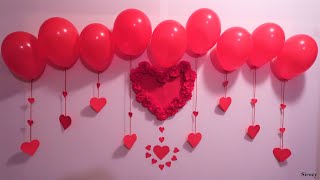 Love Party Backdrop  Wedding Anniversary Decoration  Valentine Decoration Ideas [upl. by Chancelor975]