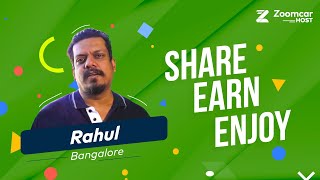 Zoomcar Host Rahul  Bangalore  Hear from our Hosts [upl. by Eelitan]